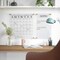 Martha Stewart Grayson Acrylic Wall Calendar & Notes Board Set W/ Marker & Mntng Hrdwr, Clear W/ Black Print BR-ACS-284545-BK-2-CLRBK-MS - alternate 1